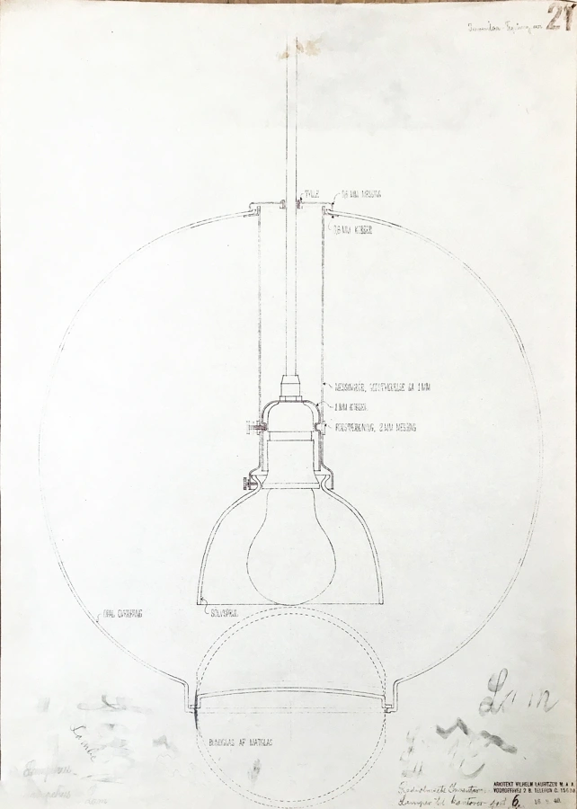 VL45 Original sketches © Vilhelm Lauritzen 