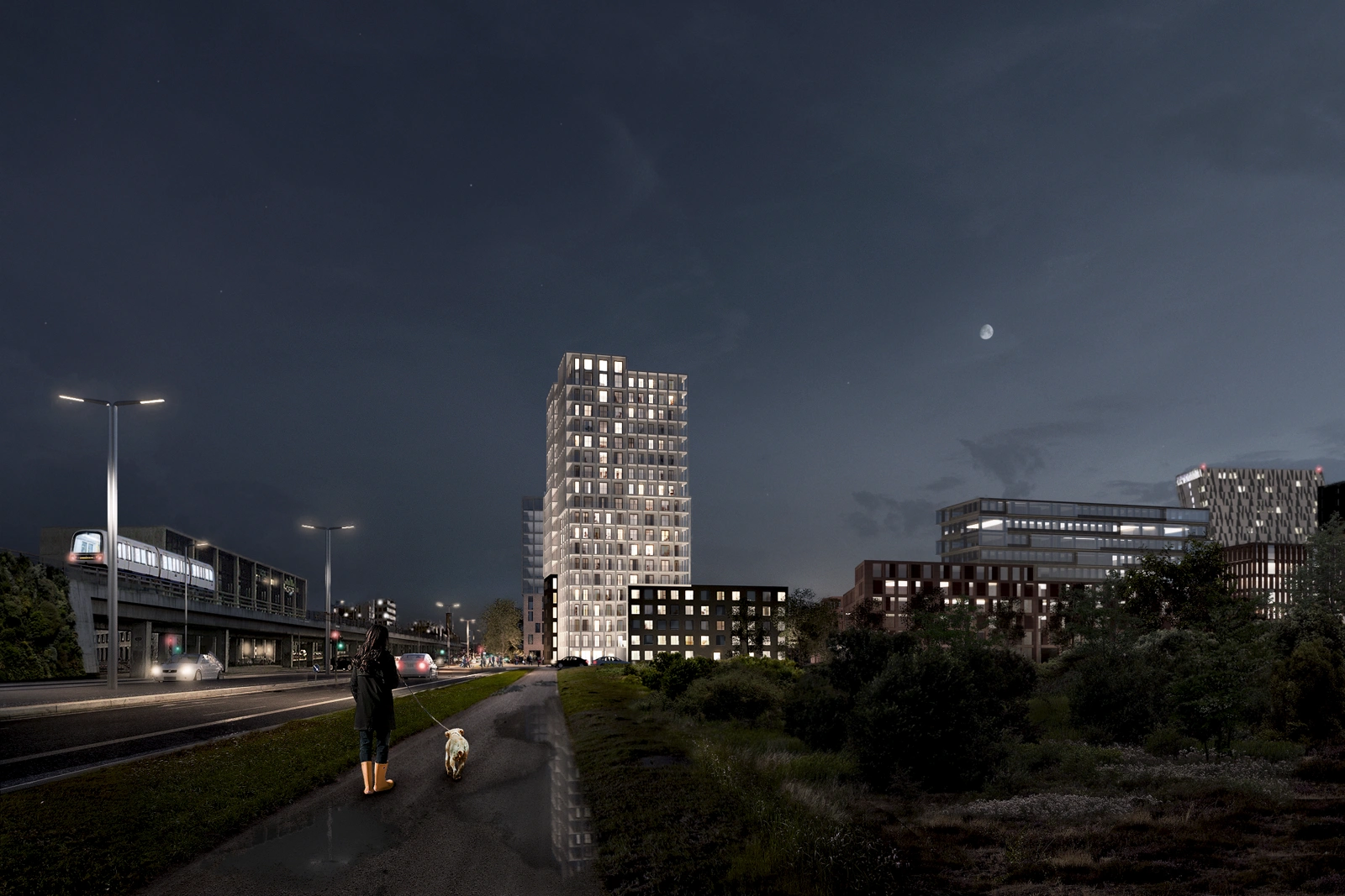 fra dispositionsforslaget © Vilhelm Lauritzen Arkitekter og COBE