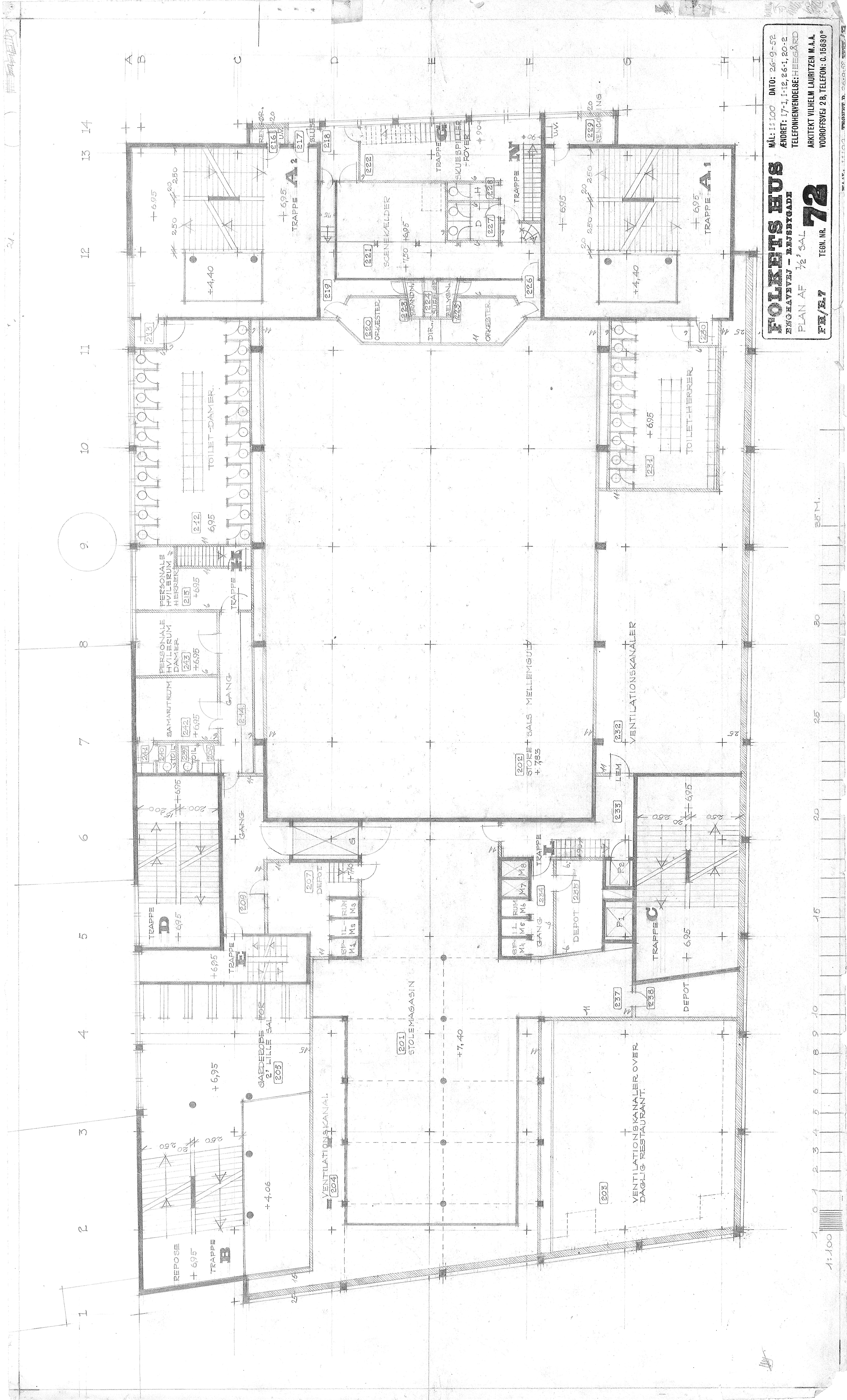 0½ floor © Det Kgl. Bibliotek Kunstbiblioteket