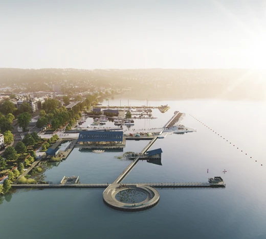Team Vilhelm Lauritzen Architects and STED wins competition for Jönköping's urban development